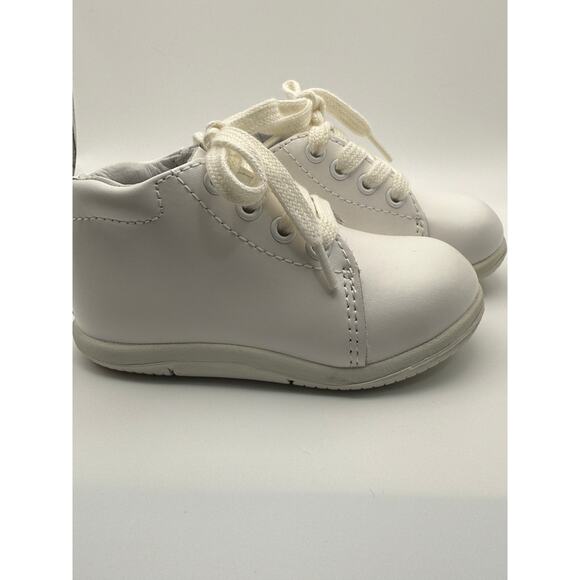 Stride Rite Elliot White Leather Walker Bootie Shoe BB35749 Toddler Size 4M (15) - Picture 4 of 8